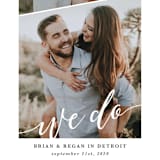 "We Do" - Save the Dates in Pearl by Laura Hamm - Detail