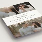 "Classic Trio" - Save the Dates in Icicle by Stacey Meacham - Detail