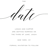 "Someone Like You" - Save the Dates in Pearl by Design Lotus - Detail