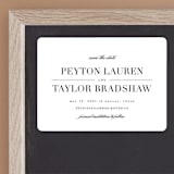 "Classic" - Save the Dates in Tuxedo by Lauren Chism - Front