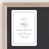 "Eloquence" - Save the Dates in Vanilla by Kimberly FitzSimons - Front
