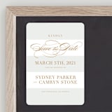 "Fashion District" - Save the Dates in Marble by Jill Means - Front