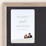 "Forever And" - Save the Dates in Black Tie by Kim Dietrich Elam - Front