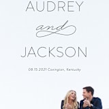 "Forever And" - Save the Dates in Black Tie by Kim Dietrich Elam - Detail