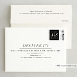 "Bad Dancing" - Save the Dates in Dove by Amy Payne - FREE Recipient Addressing