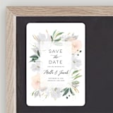 "Grande Botanique" - Save the Dates in Mist by Bonjour Paper - Front