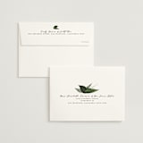 "Natures Greens" - Save the Dates in Ivory by Susan Moyal - FREE Recipient Addressing