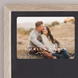 "Classic Touch" - Save the Dates in Pearl by Oscar and Emma - Karly Depew - Front