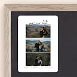 "Simple Trio" - Save the Dates in Charcoal by Heather Cairl - Front