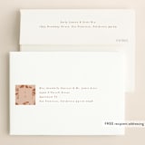 "Vintage Romance" - Save the Dates in Peach by Nazia Hyder - FREE Recipient Addressing