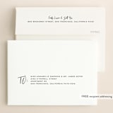 "City Love" - Save the Dates in Snow by John Paul - FREE Recipient Addressing