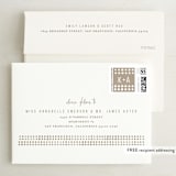 "Kindred" - Save the Dates in Nutmeg by Melissa Egan of Pistols - FREE Recipient Addressing