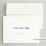 "About To Go Down" - Save the Dates in Mint by Stephanie Given - FREE Recipient Addressing