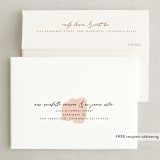 "Minimalist Abstract Sunset" - Save the Dates in Terracotta by Stephanie Given - FREE Recipient Addressing