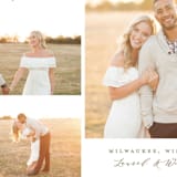 "Favorites Gallery" - Save the Dates in Taupe by Michelle Taylor - Detail