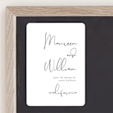 "A few words" - Save the Dates in Cotton by Susan Brown - Front