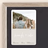 "colorblock script" - Save the Dates in Latte by carla san roman - Front