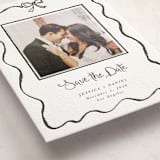 "quirky fun" - Letterpress Save the Date Photo Mount Cards in Ink by Cass Loh - Premium Photo Paper Mounted on Card