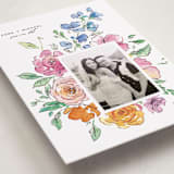 "Floral Pop" - Save the Date Photo Mount Cards in Vibrance Press by Itsy Belle Studio - Premium Photo Paper Mounted on Card