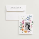 "Floral Pop" - Save the Date Photo Mount Cards in Vibrance Press by Itsy Belle Studio - Card with Envelope