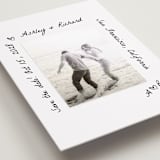 "Showered" - Save the Date Photo Mount Cards in Graphite by Claudia Orengo - Premium Photo Paper Mounted on Card
