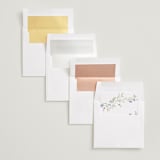 "Sweeping Meadow" - Save the Date Photo Mount Cards in Wisteria by Everett Paper Goods - Envelope Liner Options