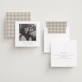 "Daisies" - Save the Date Photo Mount Cards in Ink by Wildfield Paper Co - Assembled