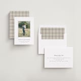 "Daisies" - Save the Date Photo Mount Cards in Ink by Wildfield Paper Co - Assembled