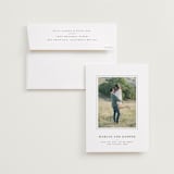 "Daisies" - Save the Date Photo Mount Cards in Ink by Wildfield Paper Co - Card with Envelope