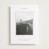 "Breathe love" - Save the Date Photo Mount Cards in Wave by Yuliya Evseeva - Front