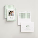 "Charming" - Save the Date Photo Mount Cards in Meadow by Melanie Kosuge - Assembled