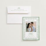 "Charming" - Save the Date Photo Mount Cards in Meadow by Melanie Kosuge - Card with Envelope
