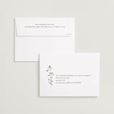"Sketched Florals" - Save the Date Photo Mount Cards in Sandpaper by Baumbirdy - FREE Recipient Addressing