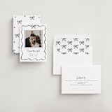 "quirky fun" - Save the Date Photo Mount Cards in Ink by Cass Loh - Assembled
