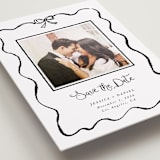 "quirky fun" - Save the Date Photo Mount Cards in Ink by Cass Loh - Premium Photo Paper Mounted on Card