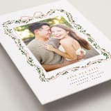 "Ribbonly Frame" - Save the Date Photo Mount Cards in Blush by Itsy Belle Studio - Premium Photo Paper Mounted on Card