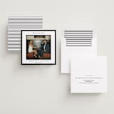 "square" - Save the Date Photo Mount Cards in Charcoal by JoAnn Jinks - Assembled