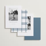 "Lauren" - Save the Date Photo Mount Cards in Winterberry by Blustery August - Back of Card Options