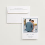 "Lauren" - Save the Date Photo Mount Cards in Winterberry by Blustery August - Card with Envelope