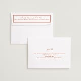 "Miro" - Save the Date Photo Mount Cards in Orange Peel by Megan Davis - FREE Recipient Addressing
