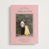 "Coco" - Save the Date Photo Mount Cards in Sorbet by Robert and Stella - Front
