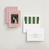 "Coco" - Save the Date Photo Mount Cards in Sorbet by Robert and Stella - Assembled