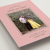 "Coco" - Save the Date Photo Mount Cards in Sorbet by Robert and Stella - Premium Photo Paper Mounted on Card