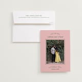 "Coco" - Save the Date Photo Mount Cards in Sorbet by Robert and Stella - Card with Envelope