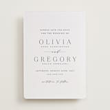 "Classy Type" - Letterpress Save The Dates in Soft Black by Hooray Creative - One Color