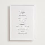 "Overlapping" - Letterpress Save The Dates in Soft Black by Amy Kross - Two Color