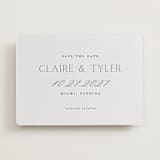 "Mark the Calendar" - Letterpress Save The Dates in Moss by Vanessa Doyle - One Color