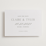 "Mark the Calendar" - Letterpress Save The Dates in Moss by Vanessa Doyle - One Color
