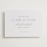 "Mark the Calendar" - Letterpress Save The Dates in Moss by Vanessa Doyle - Two Color