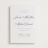"Empire" - Letterpress Save The Dates in Aegean by Jennifer Postorino - Two Color